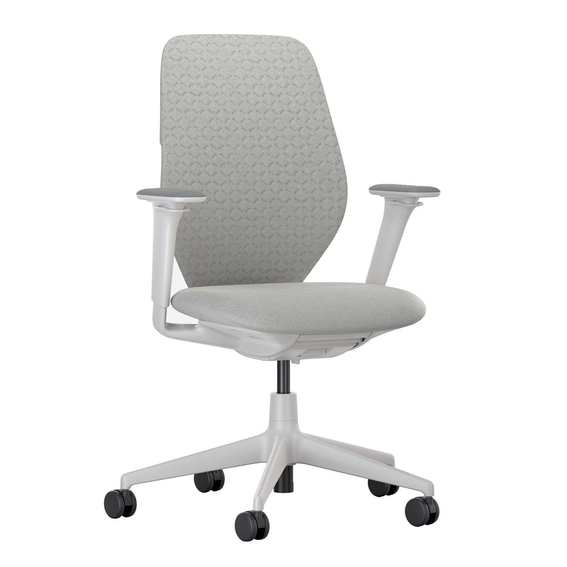 Vitra - ACX Soft Bürostuhl | Grid Knit stone grey / Quilted Knit stone grey