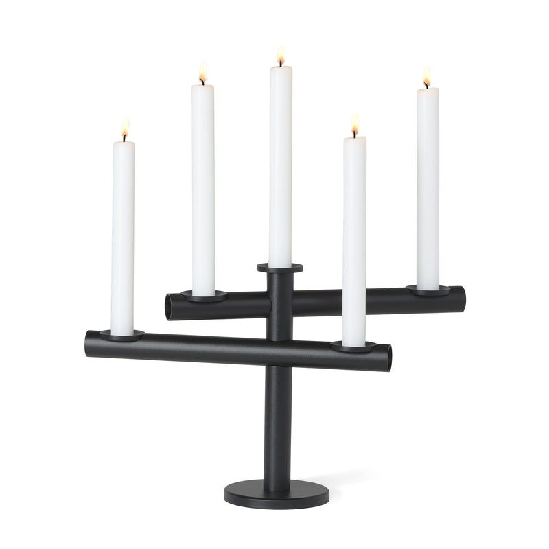 Frederik Roijé - Light my Fire Kerzenständer | schwarz