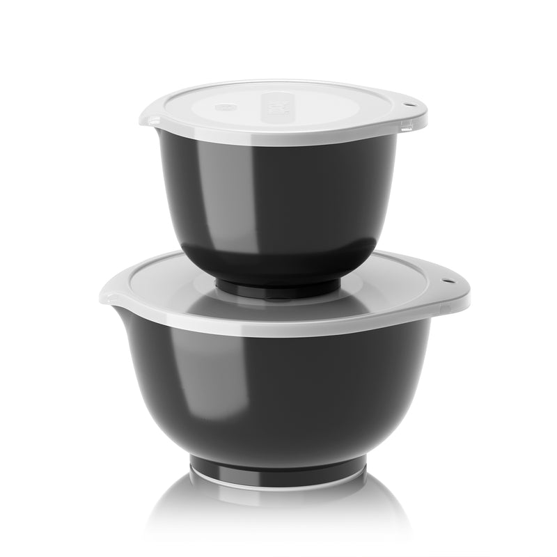 Rosti - Margrethe Rührschüssel-Set | 4er Set / 1,5 l + 3,0 l / carbon black