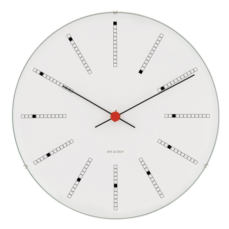 Rosendahl - AJ Bankers Wanduhr | Ø 48 cm / weiß