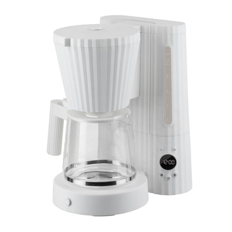 Alessi - Plissé Filterkaffeemaschine | weiß