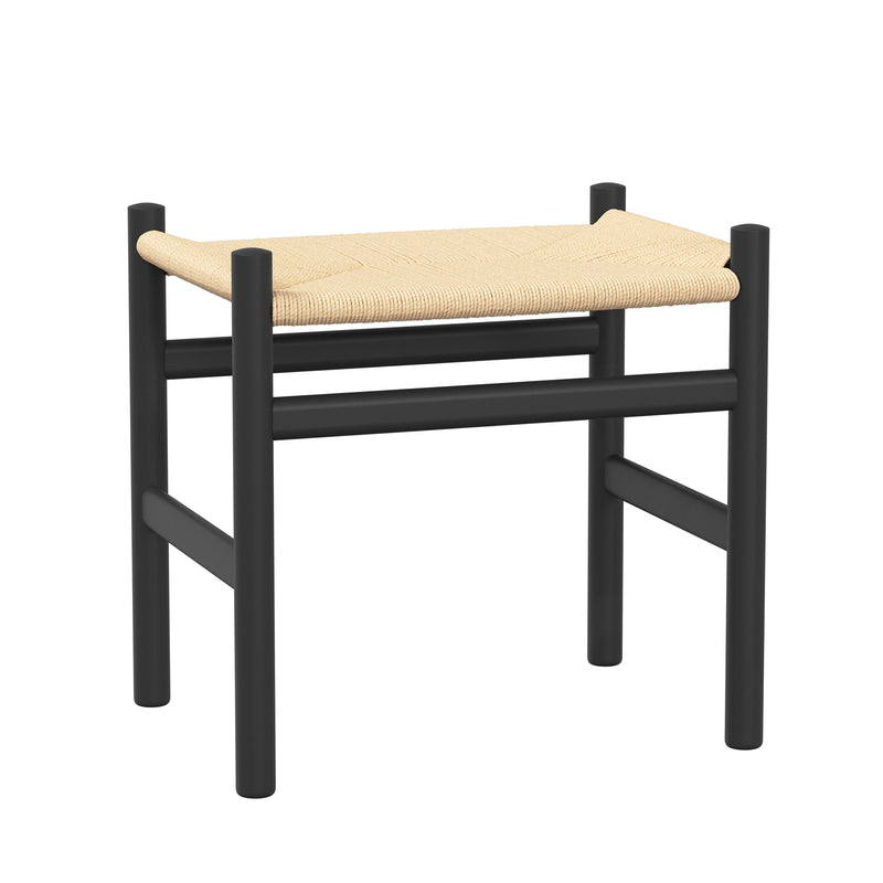 Carl Hansen - CH53 Hocker | Buche soft schwarz lackiert