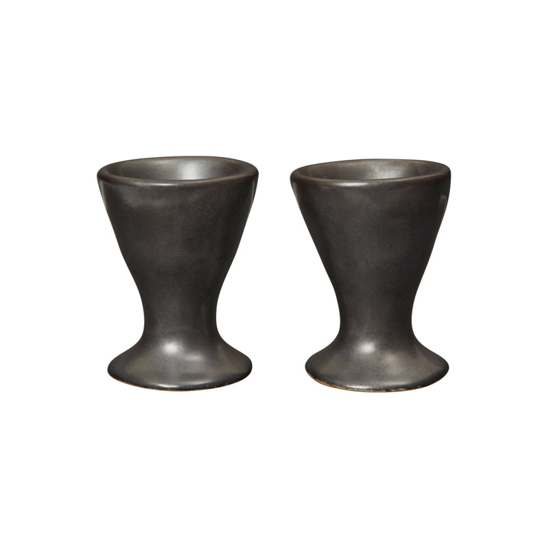 Ferm Living - Flow Eierbecher | schwarz