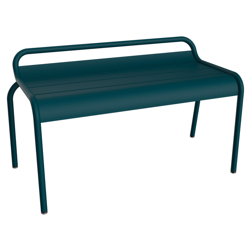 Fermob - Luxembourg Gartenbank ohne Rückenlehne | acapulcoblau