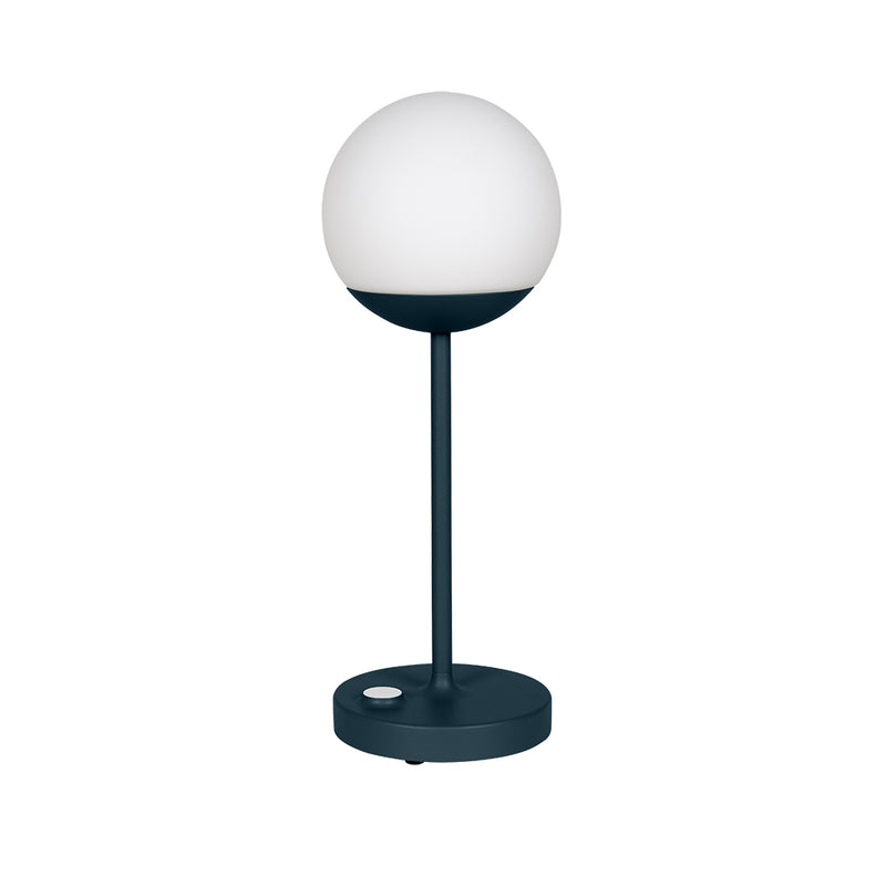 Fermob - Mooon! Max Akku LED-Leuchte | acapulcoblau