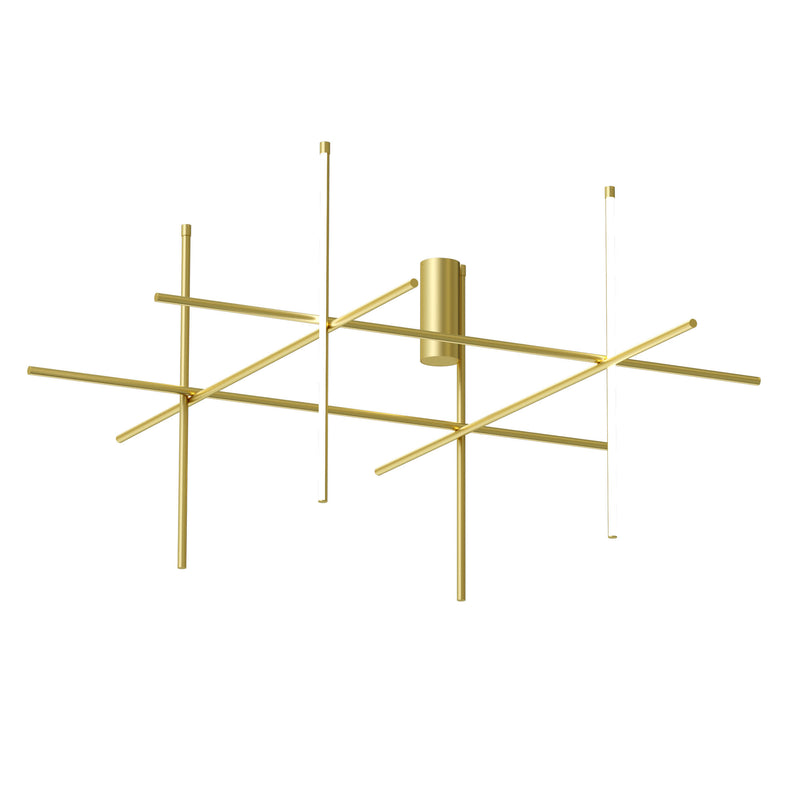 Flos - Coordinates LED Pendelleuchte | C4 / champagner eloxiert
