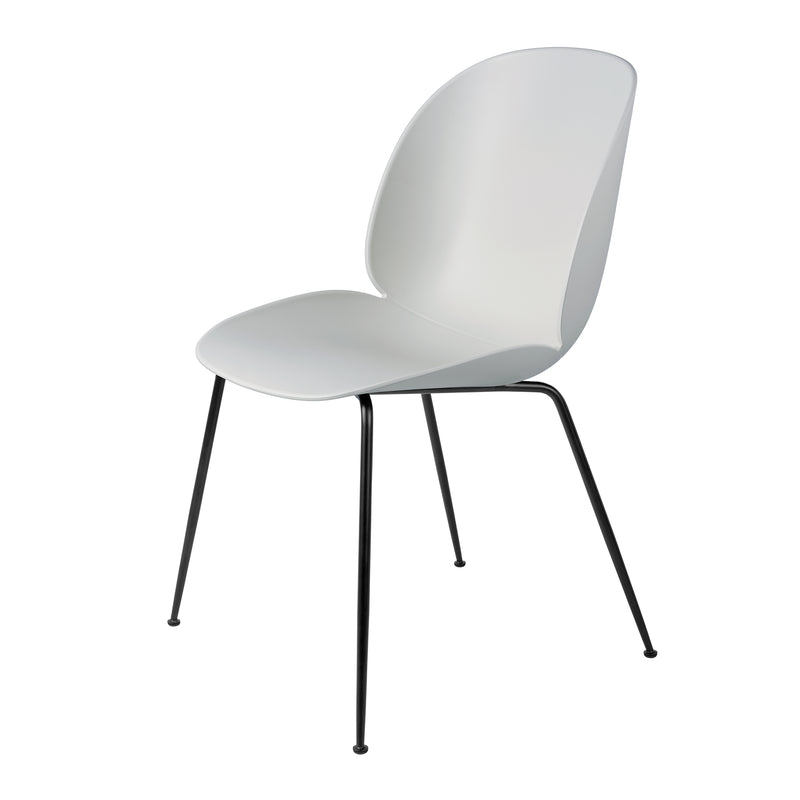 Gubi - Beetle Stuhl (Metall) | lunar grey / mattschwarz
