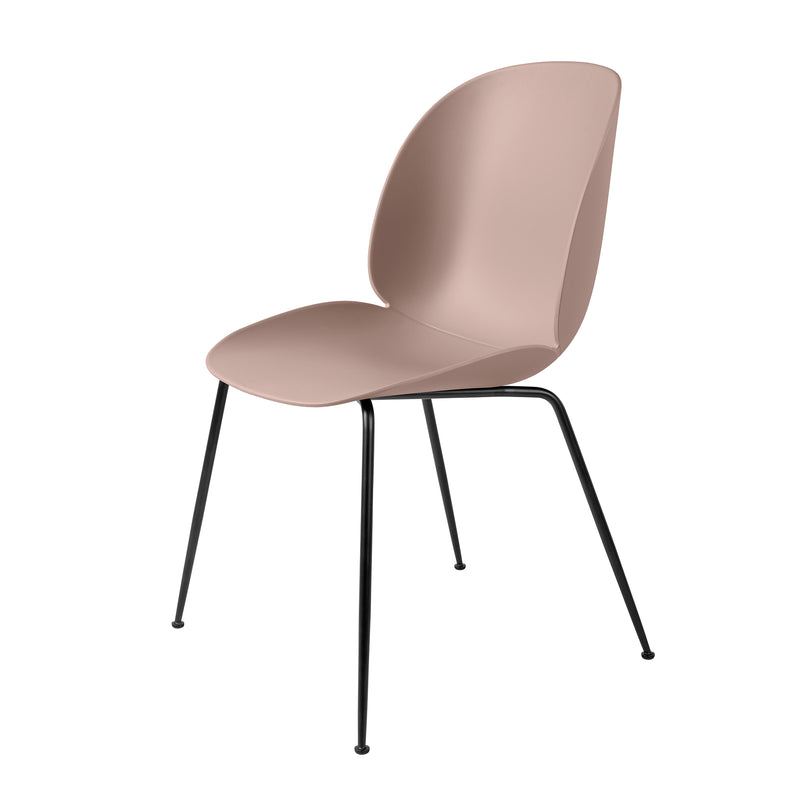 Gubi - Beetle Stuhl (Metall) | sweet pink / mattschwarz