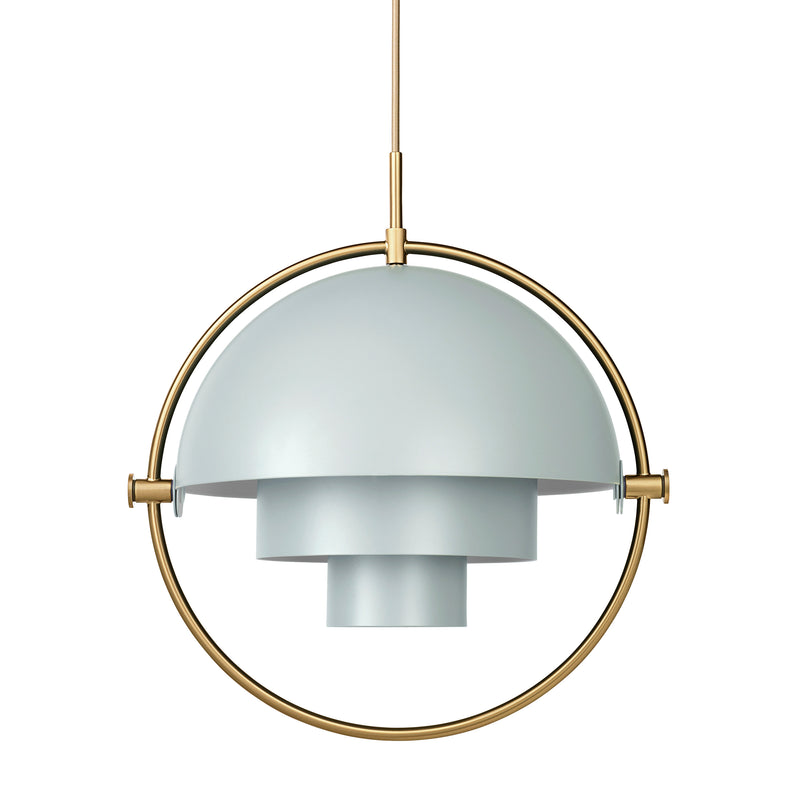 Gubi - Multi-Lite Pendelleuchte | Ø 36 cm / sea grey