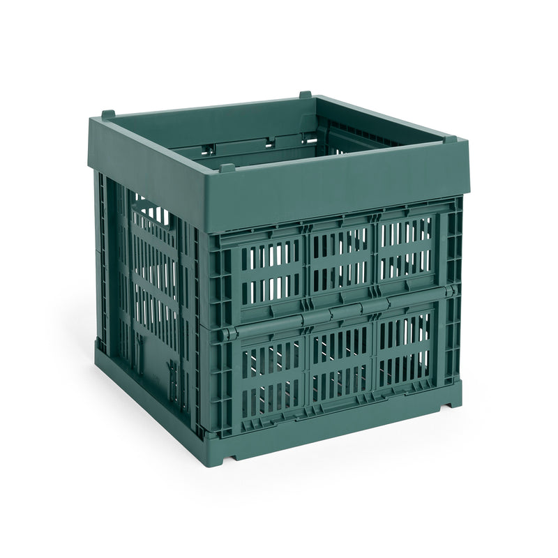 HAY - Colour Crate Korb Cube | dark green