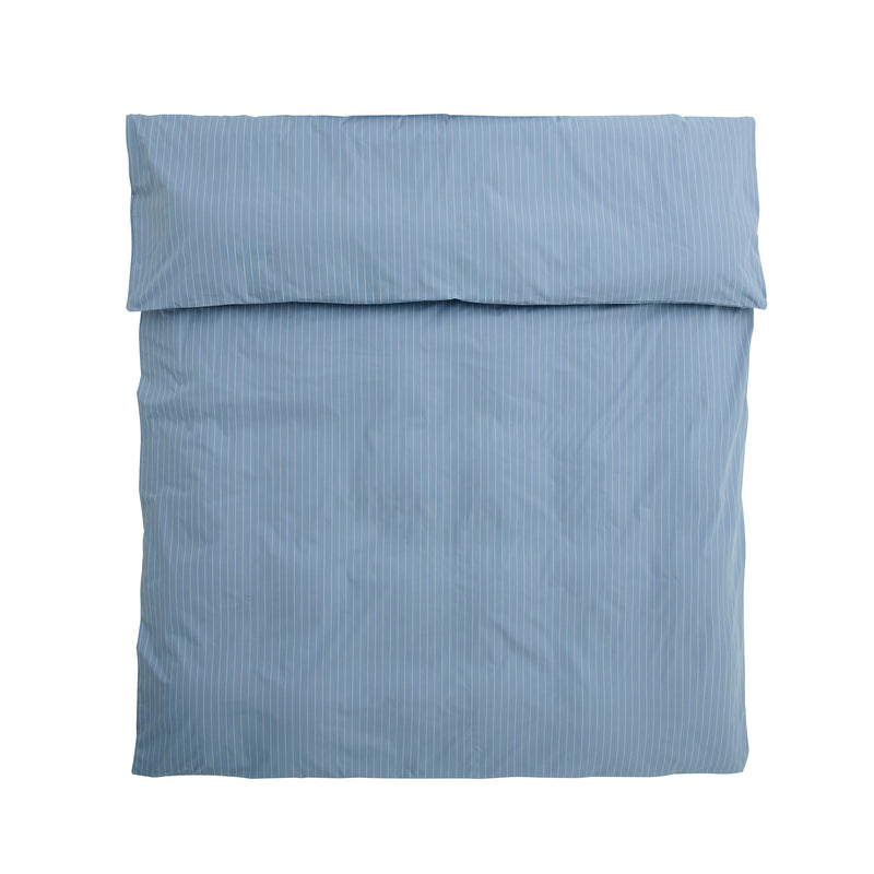 HAY - Fineline Bettdeckenbezug | 200 x 135 cm / blue, 140 x 200 cm / blau, 155 x 220 cm / blau, 200 x 200 cm / blau, 200 x 210 cm / blau