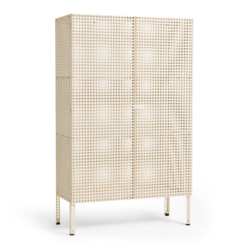 HAY - Perforated Cabinet | large / eggshell