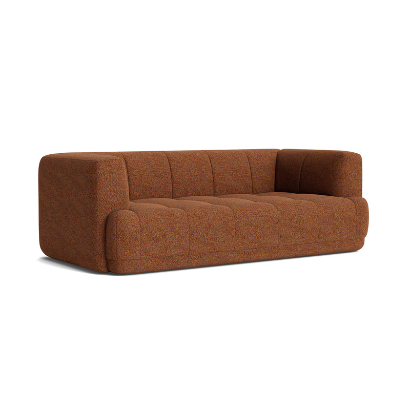 HAY - Quilton 2-Sitzer Sofa | Loft rostbraun (500)