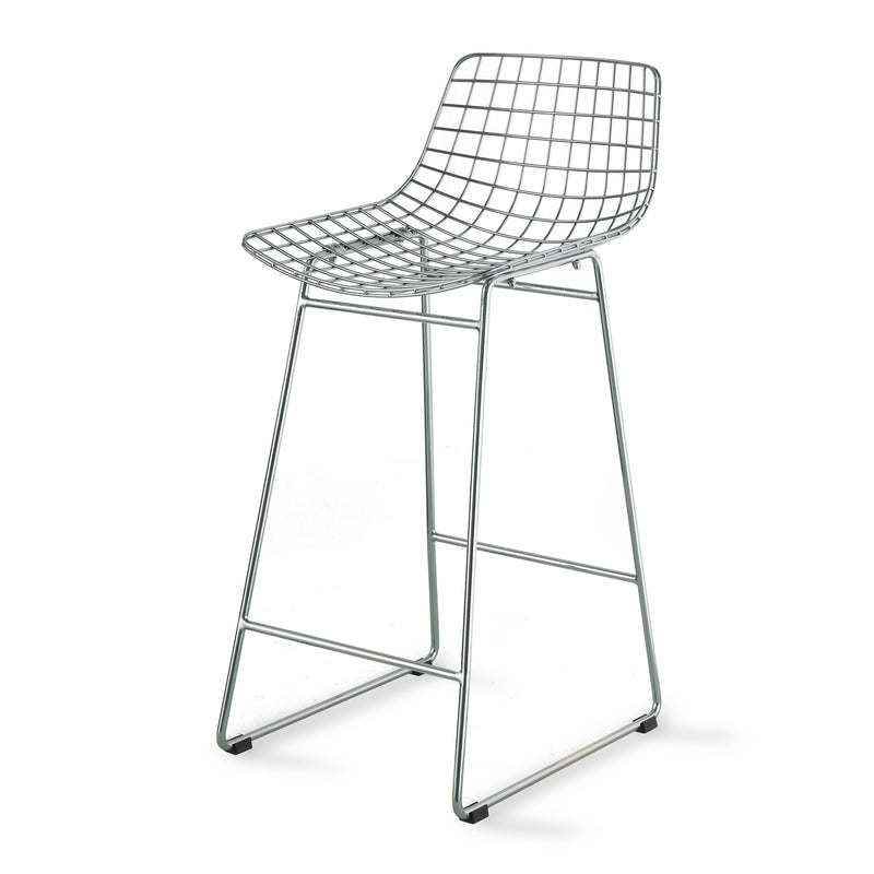 HKliving - Wire Barstuhl | chrome