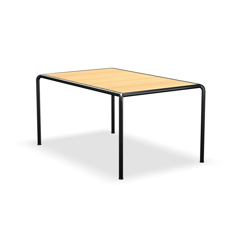 HOUE - AVANTI Outdoor Esstisch | Kiefer / 153 x 83 cm / schwarz