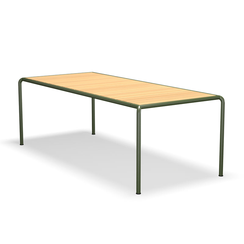HOUE - AVANTI Outdoor Esstisch | Kiefer / 222 x 98 cm / olivgrün