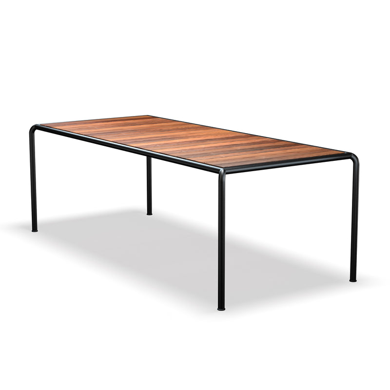 HOUE - AVANTI Outdoor Esstisch | Thermo-Esche / 222 x 98 cm / schwarz