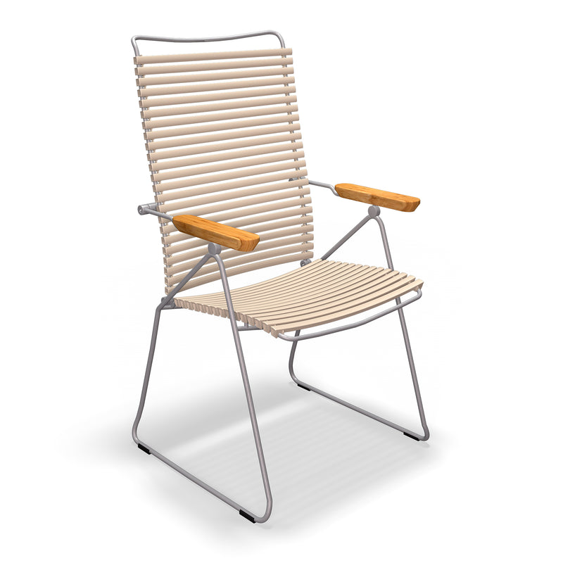 HOUE - CLICK Position Outdoor Armlehnstuhl | beige