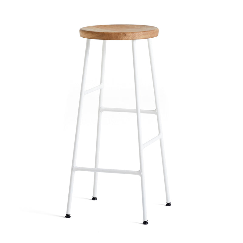 HAY - Cornet Barhocker | H 75 cm / Eiche geölt / cremeweiß