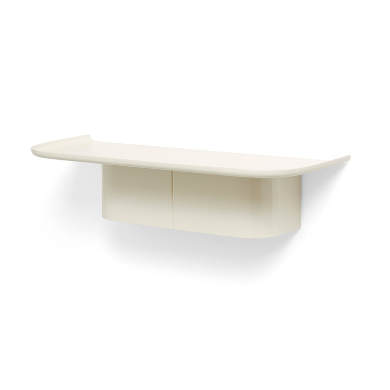 HAY - Korpus Wandregal mit Kleiderhaken | M / cream