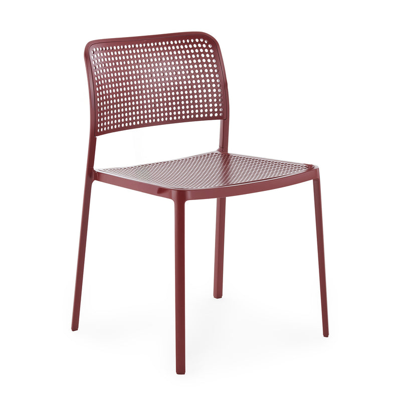 Kartell - Audrey Gartenstuhl | burgunder