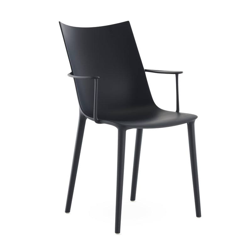 Kartell - H.H.H. Armlehnstuhl | matt schwarz
