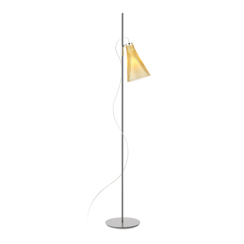 Kartell - K-Lux Stehleuchte | strohgelb / grau