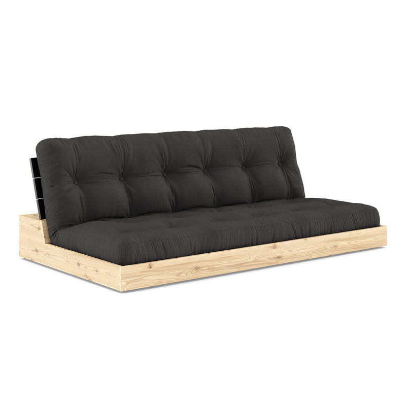 Karup Design - Base Schlafsofa | 734 Dark Grey / 102 Black Lacquered