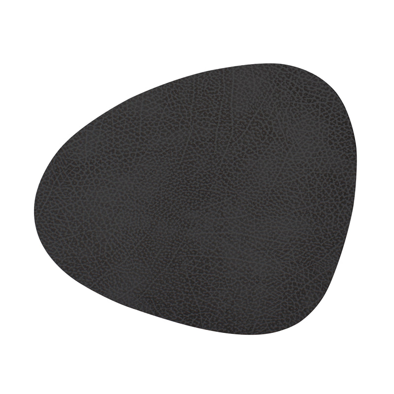 Lind DNA - Tischset Curve L | Hippo / schwarz - anthrazit