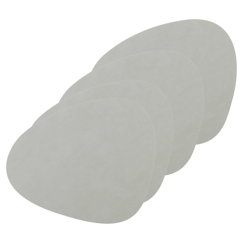 Lind DNA - Tischset Curve L 4er-Set | Nupo metallic