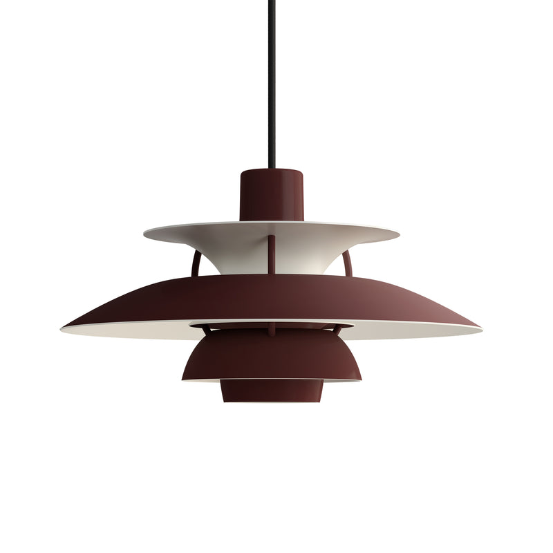 Louis Poulsen - PH 5 Mini Pendelleuchte | burgundy