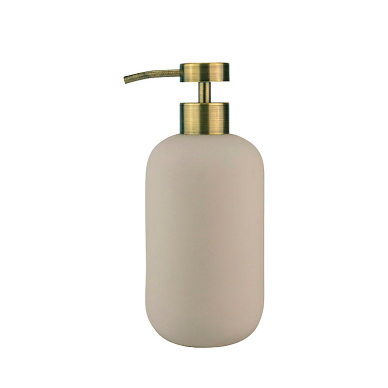 Mette Ditmer - Lotus Seifenspender | hoch / sand