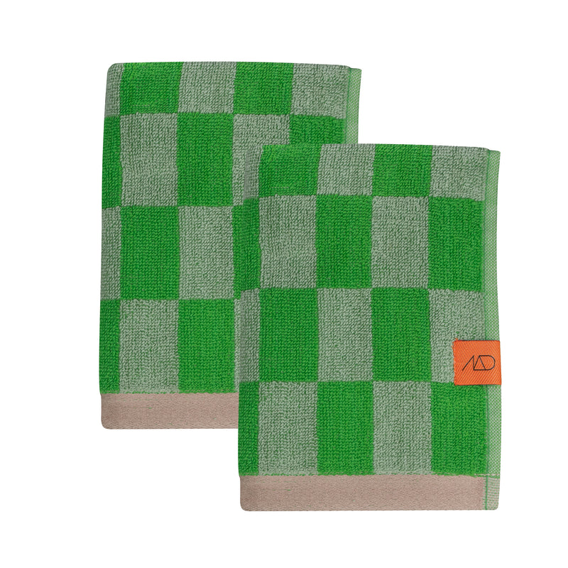 Mette Ditmer - Retro Gästehandtuch | classic green