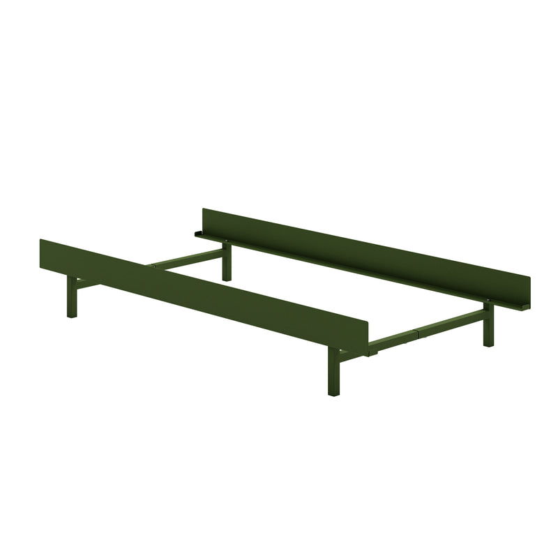 Moebe - Bett | low / pine green