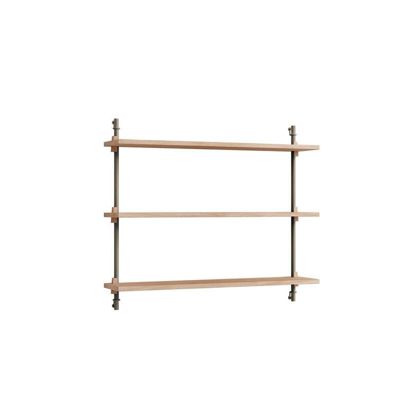 Moebe - Wall Shelving System | Eiche geölt / warm grey