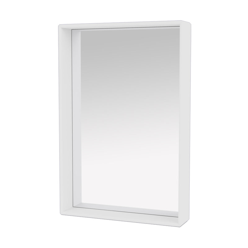Montana - Shelfie Spiegel mit Regalrahmen | new white