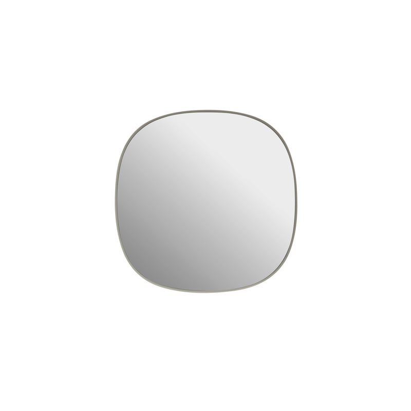 Muuto - Framed Mirror | 40 x 40 cm / grau/Klarglas