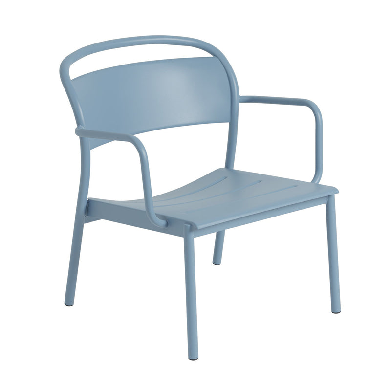 Muuto - Linear Steel Lounge Armchair | hellblau