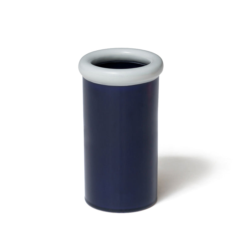 NINE - ROD Vase | hellblau/dunkelblau