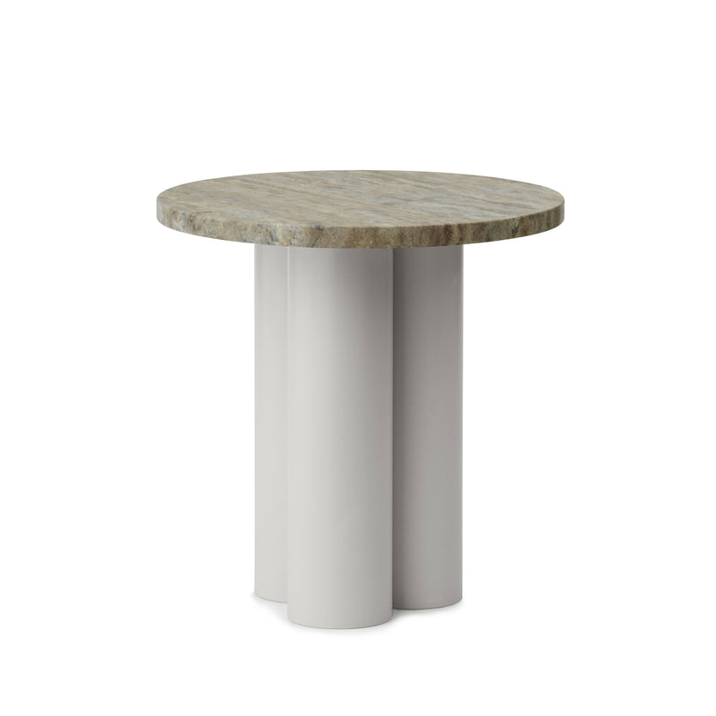Normann Copenhagen - Dit Beistelltisch | travertine silver / sand