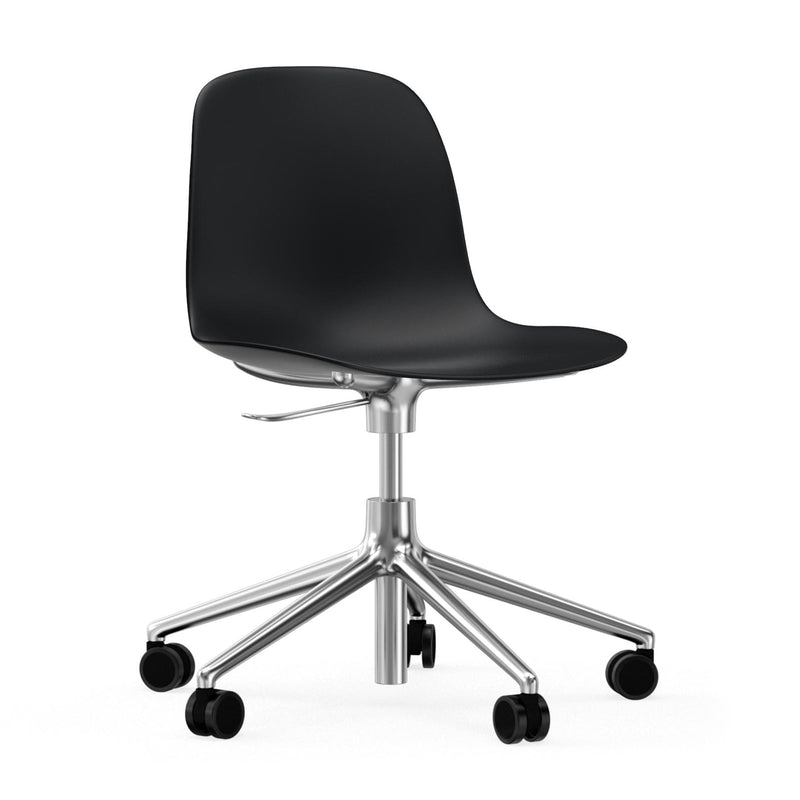 Normann Copenhagen - Form Bürodrehstuhl | schwarz / aluminium
