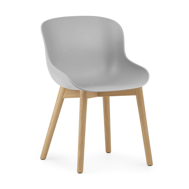 Normann Copenhagen - Hyg Stuhl Eiche | grau / Eiche natur