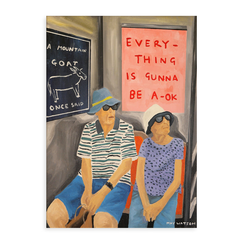 Paper Collective - Everything Is Gunna Be OK Poster | 70 x 100 cm