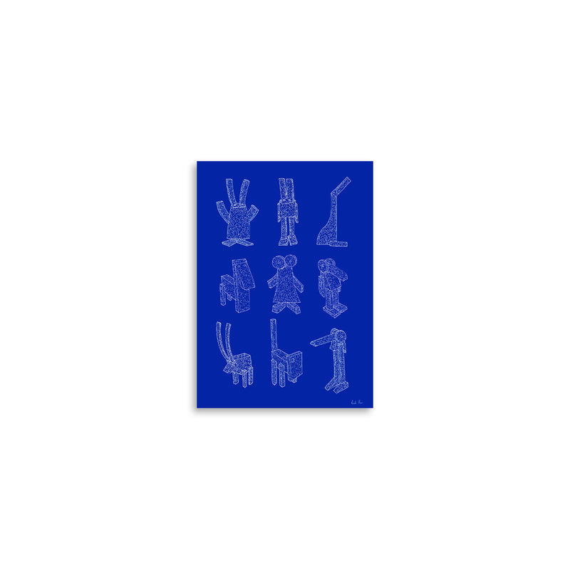 Paper Collective - Offcut Animals Poster | A4