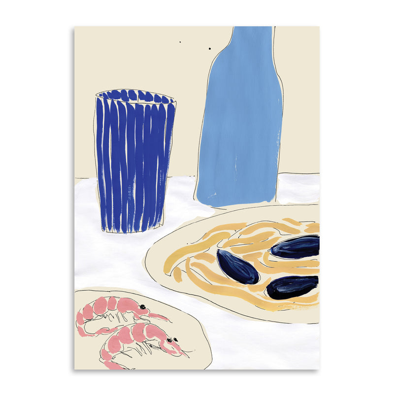 Paper Collective - Positano Lunchtime Poster | 70 x 100 cm