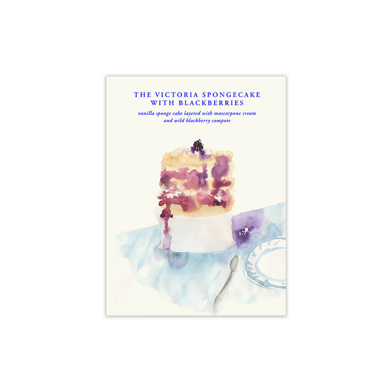 Paper Collective - The Victoria Spongecake Poster | 30 x 40 cm