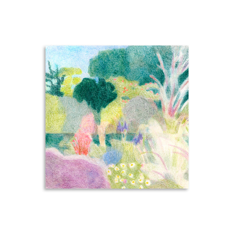 Paper Collective - Un Jardin à Kergoët Poster | 70 x 70 cm