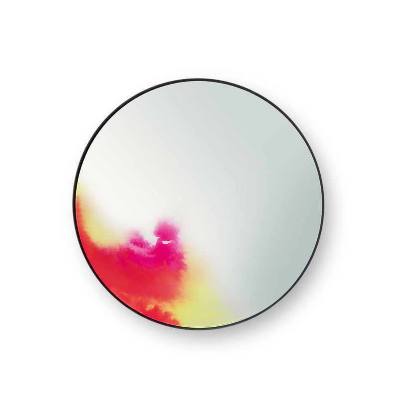 Petite Friture - Francis Wandspiegel | M / rosa-gelb