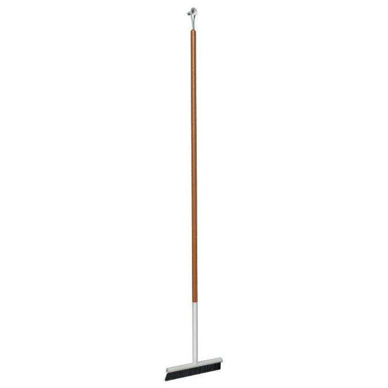 Rizz - Kehrbesen Indoor | Teak/weiß