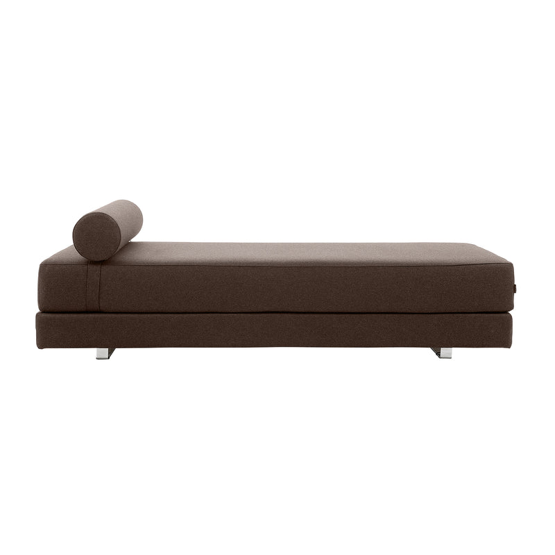Softline - Lubi Schlafsofa | Filz mokka (635) / Kaltschaummatratze